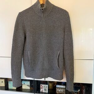 Banana Republic Heritage Collection Alpaca Wool Zip Cardigan